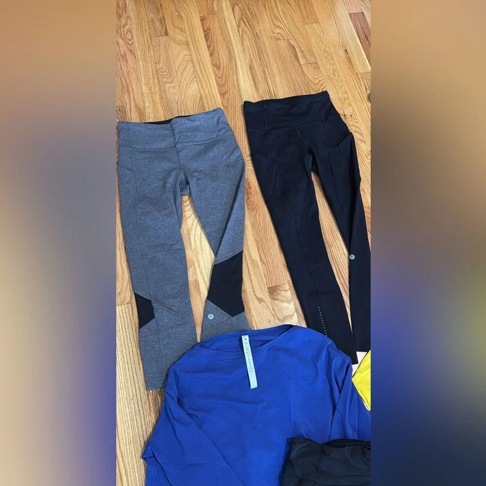 LULULEMON ATHLETA bundle size XS/Small, leggings shorts tanks sports bra shirts - Picture 3 of 11
